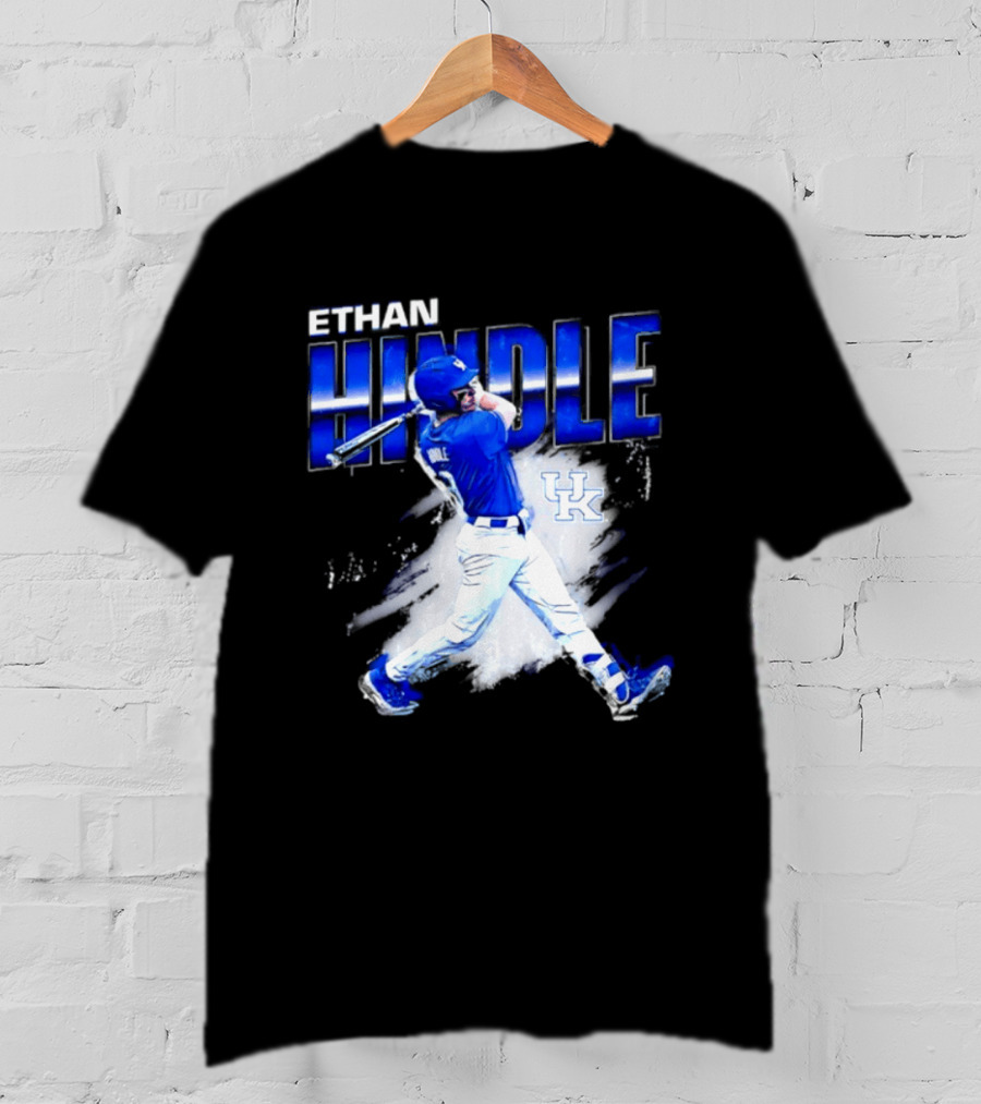 Ethan Hindle Kentucky Wildcats NCAA Baseball Player UK T-Shirt