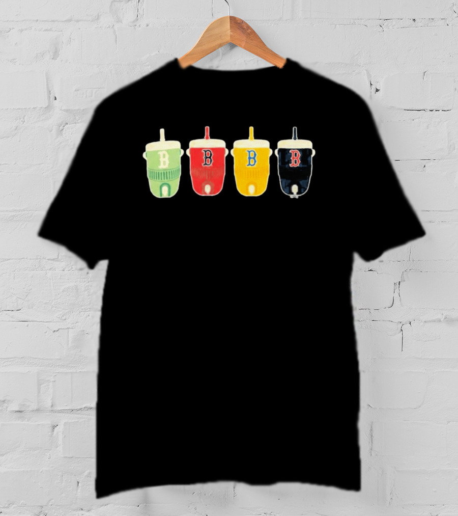 Boston Red Sox Multi Color B Cups Collection T-Shirt