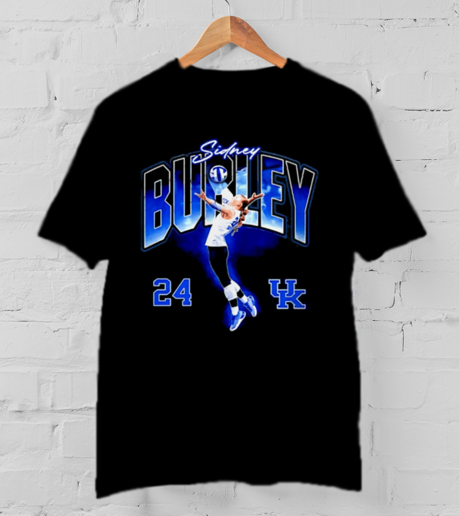 Sidney Burley 24 Kentucky Wildcats NCAA Volleyball T-Shirt