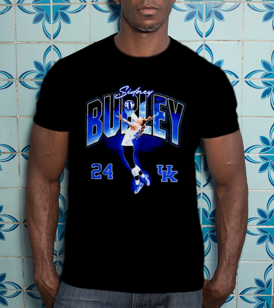 Sidney Burley 24 Kentucky Wildcats NCAA Volleyball T-Shirt