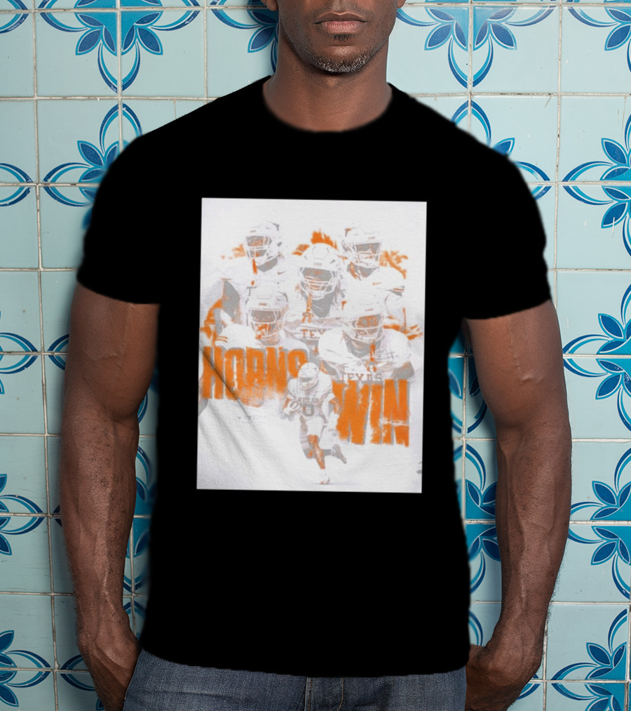 Texas Football Horns Win Burnt Orange 2026 T-Shirt