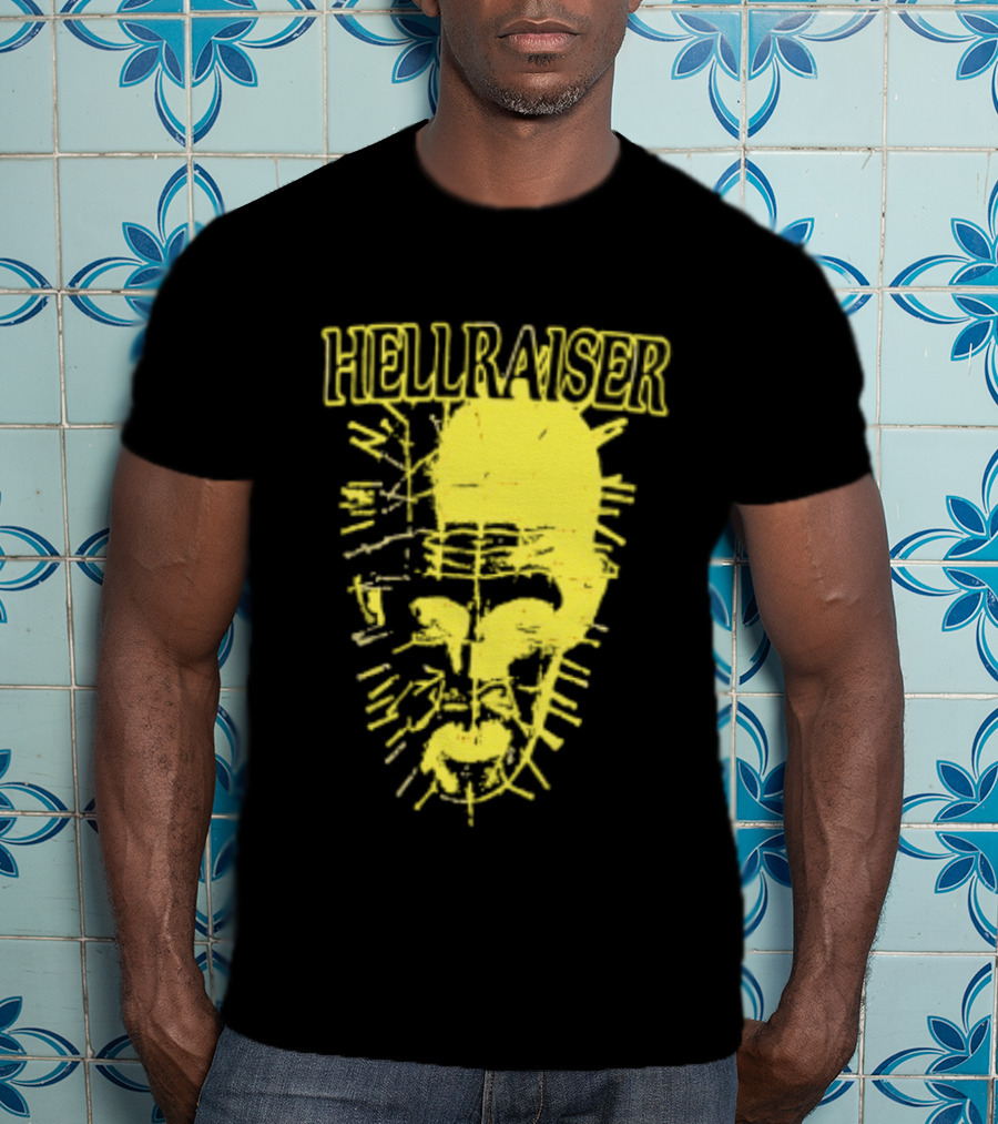 Hellraiser Pinhead Clive Barker Horror Movie Swag Head T-Shirt