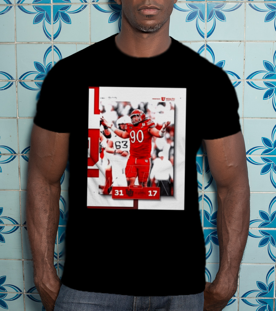 Utah Utes 31 17 Iowa State Cyclones 2026 Football Score Victory Celebration T-Shirt