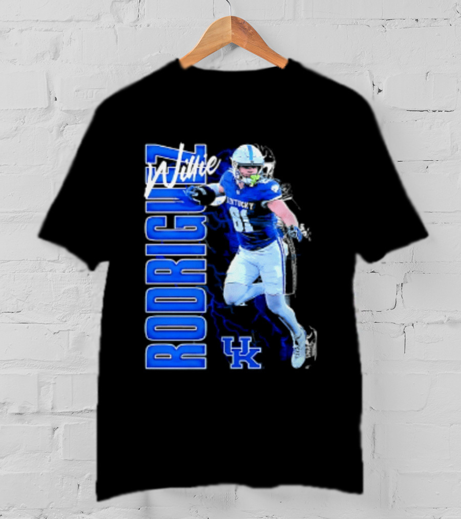 Willie Rodriguez Kentucky Wildcats NCAA Football UK T-Shirt