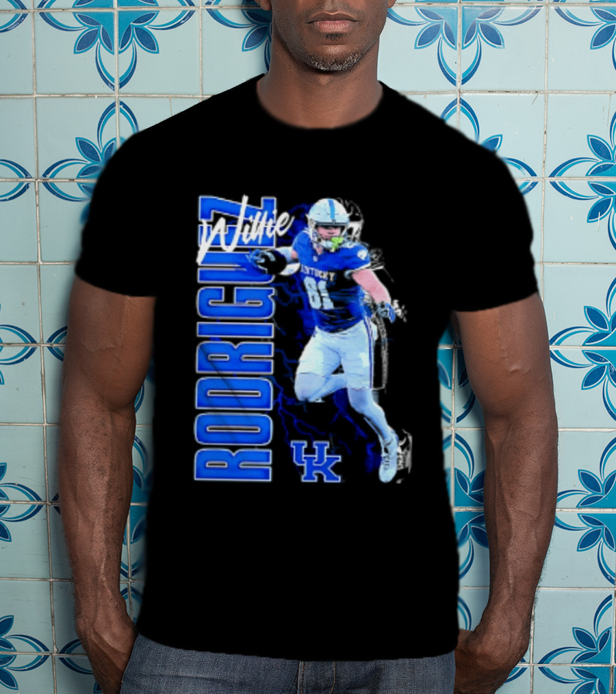 Willie Rodriguez Kentucky Wildcats NCAA Football UK T-Shirt