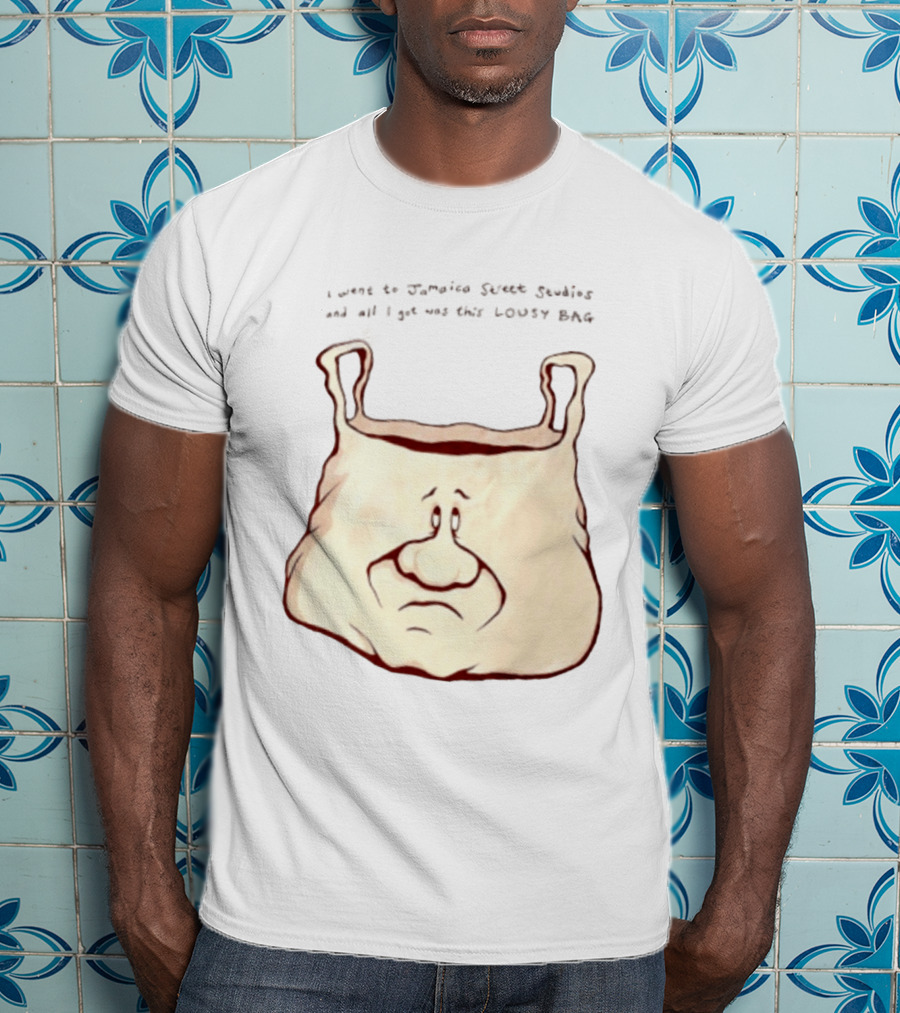 I Went To Jamaica Street Studios And All I Got Was This Lousy Bag Sad Face T-Shirt