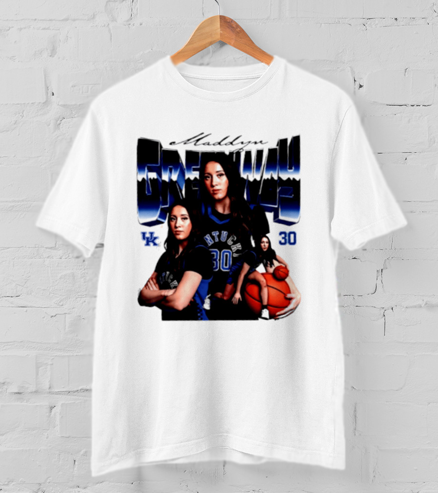 Maddyn Greenway 30 Kentucky Wildcats UK NTU Women's Basketball T-Shirt