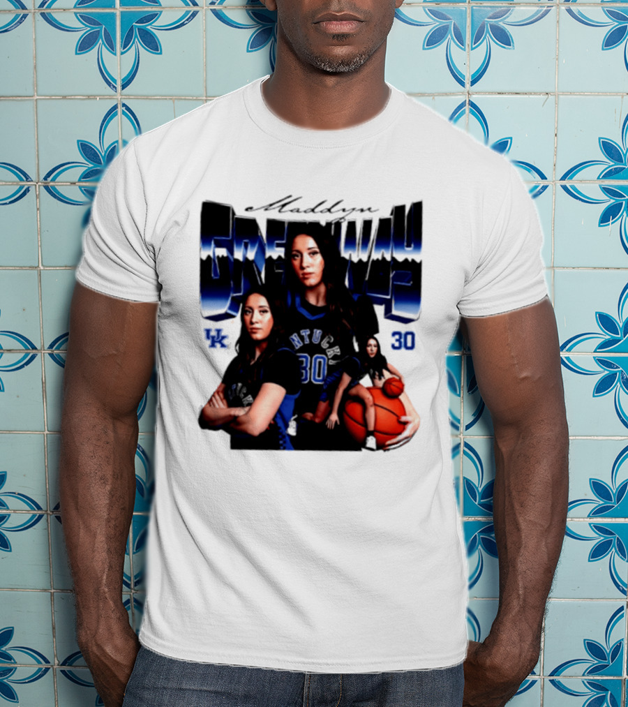 Maddyn Greenway 30 Kentucky Wildcats UK NTU Women's Basketball T-Shirt
