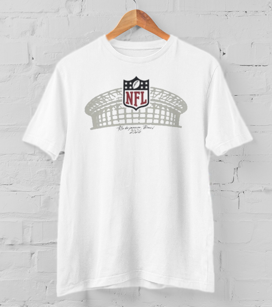 NFL Maracana Stadium Rio Game 2026 Super Bowl T-Shirt