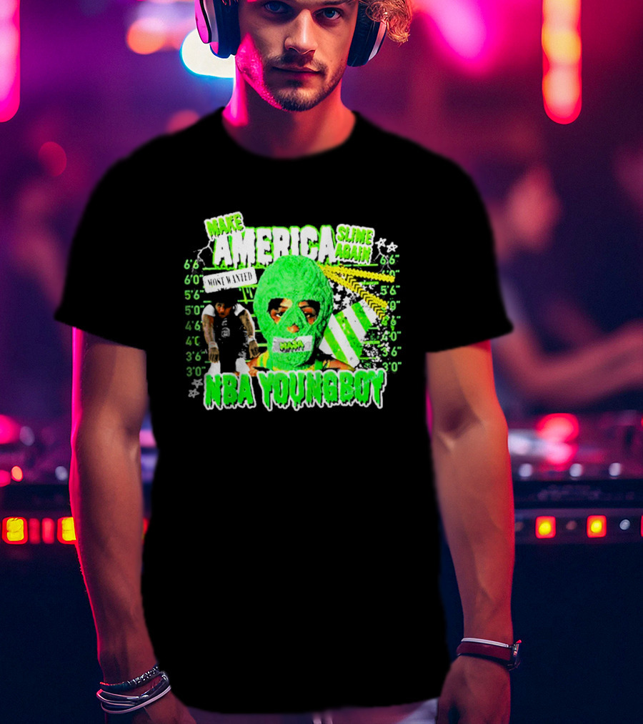 Make America Slime Again NBA Young Boy Tour T-Shirt