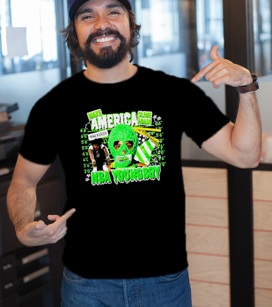 Make America Slime Again NBA Young Boy Tour T-Shirt