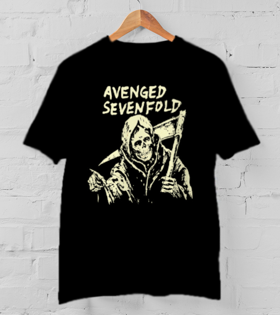 Avenged Sevenfold Grim Reaper Scythe A7X T-Shirt