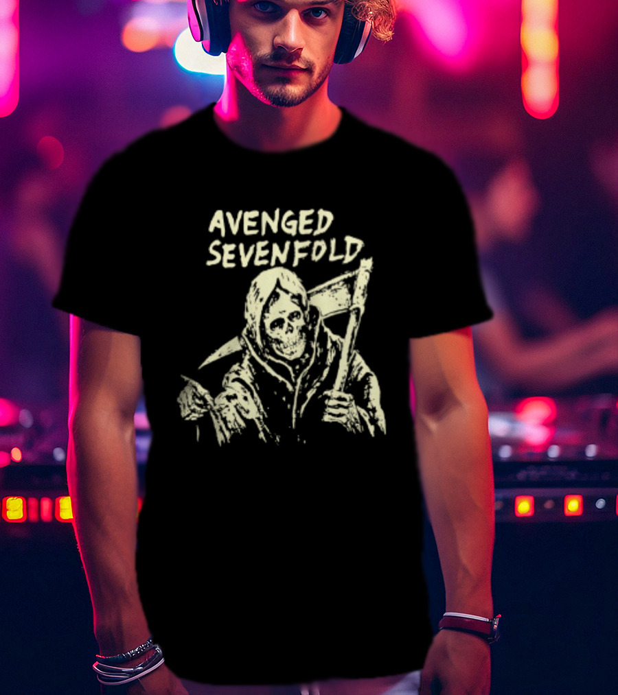 Avenged Sevenfold Grim Reaper Scythe A7X T-Shirt