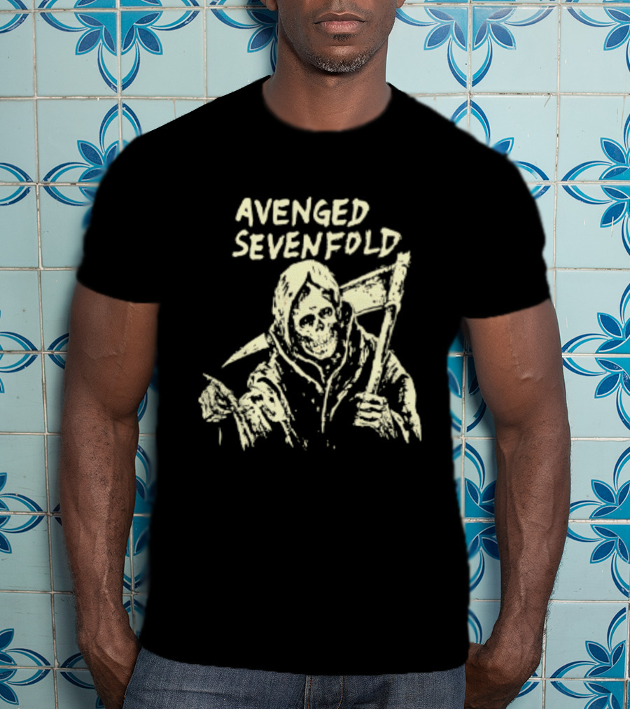 Avenged Sevenfold Grim Reaper Scythe A7X T-Shirt