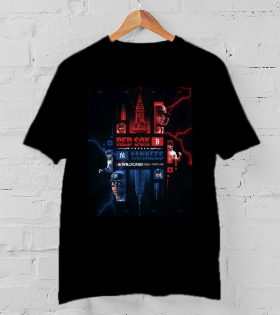 Boston Red Sox Vs New York Yankees 2026 MLB Wild Card Faceoff The Rivalry T-Shirt