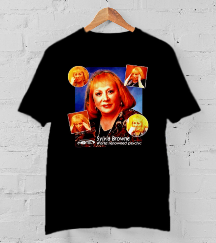 Sylvia Browne Montel World Renowned Psychic Medium Iconic Portraits T-Shirt