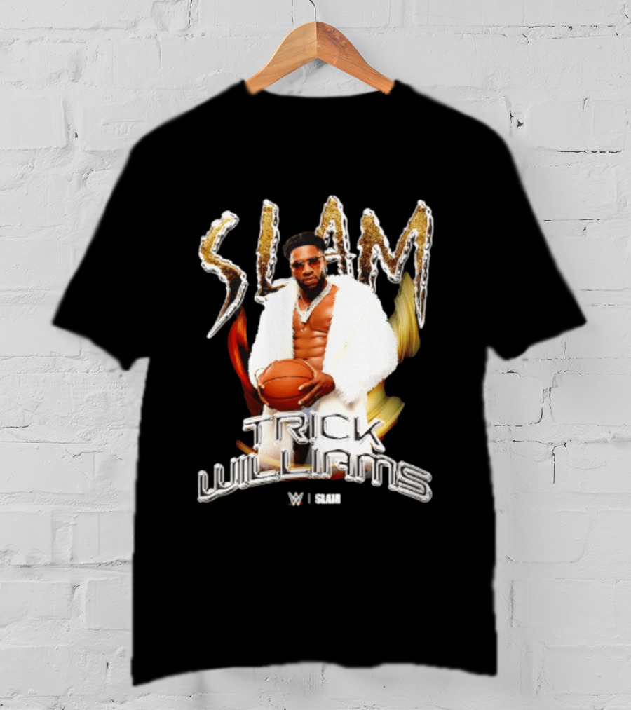 Trick Williams SLAM WWE Basketball Fashion Fusion T-Shirt
