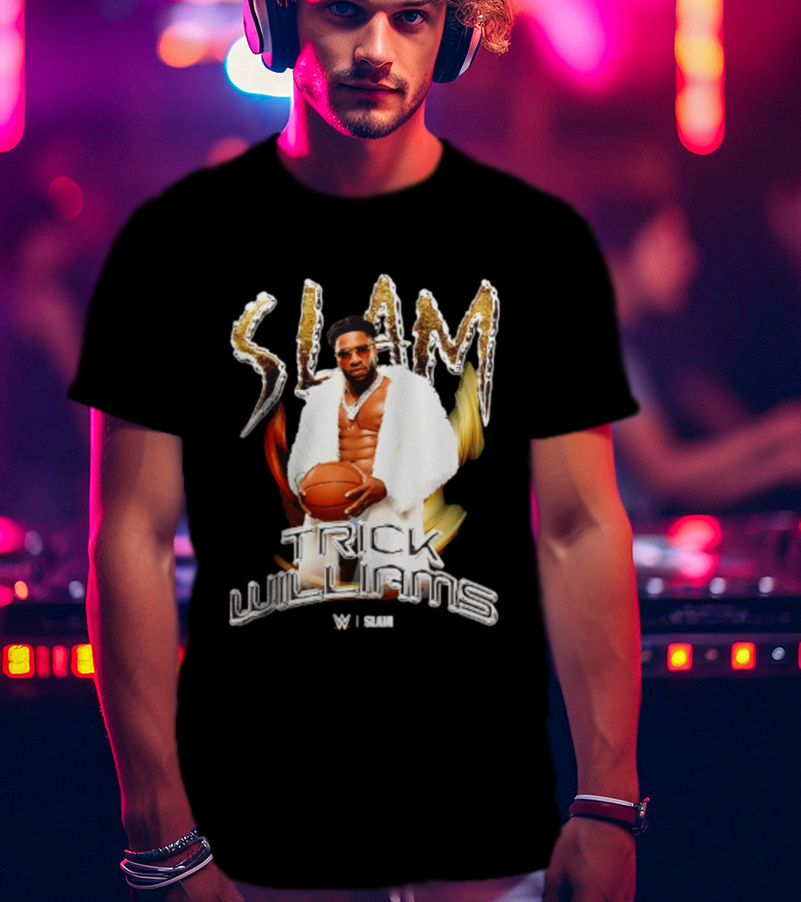 Trick Williams SLAM WWE Basketball Fashion Fusion T-Shirt