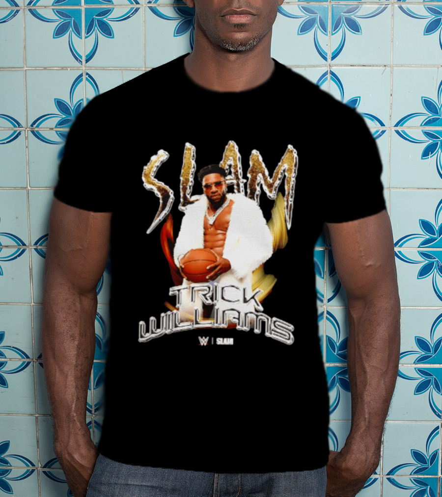 Trick Williams SLAM WWE Basketball Fashion Fusion T-Shirt