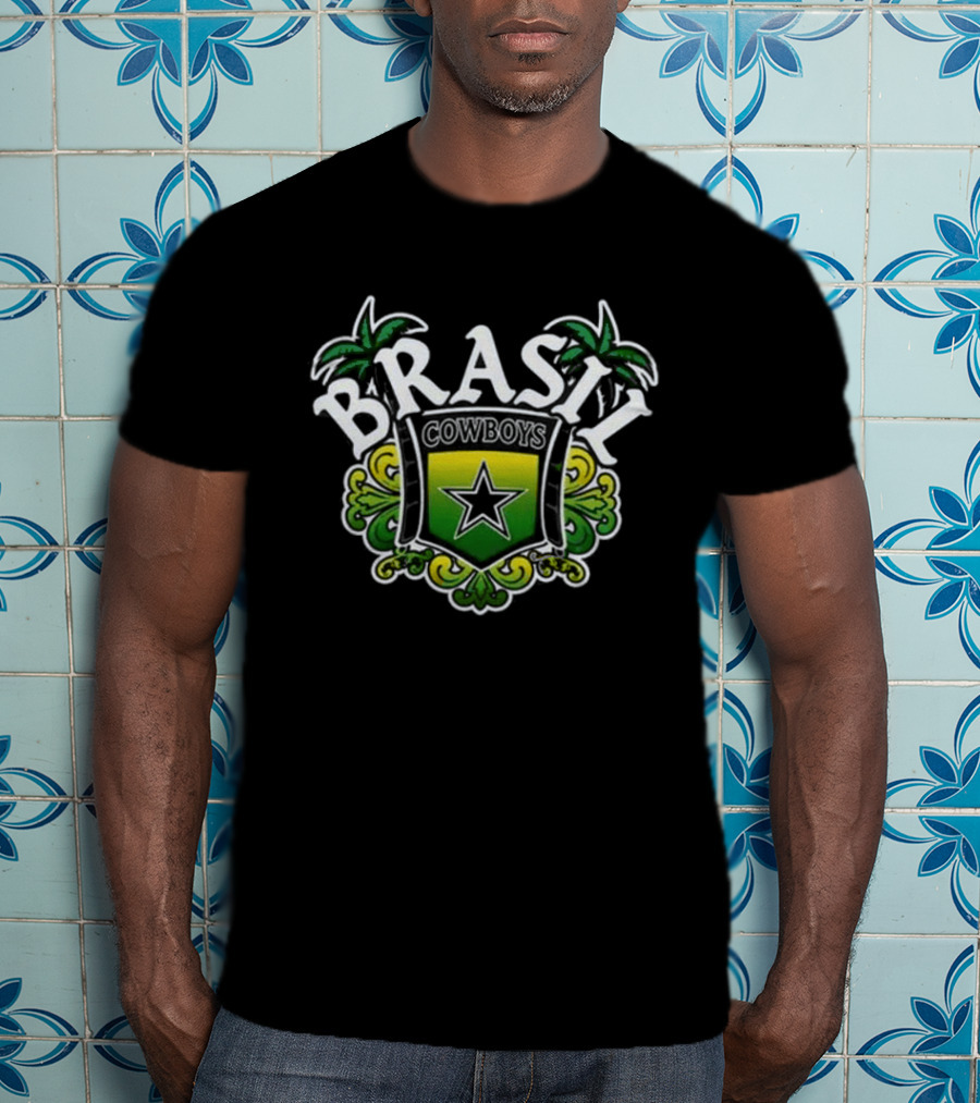 Dallas Cowboys Brazil Tropical Star 2026 T-Shirt