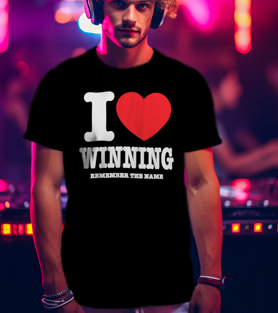 I Love Winning Remember The Name Donovan Ezeiruaku T-Shirt