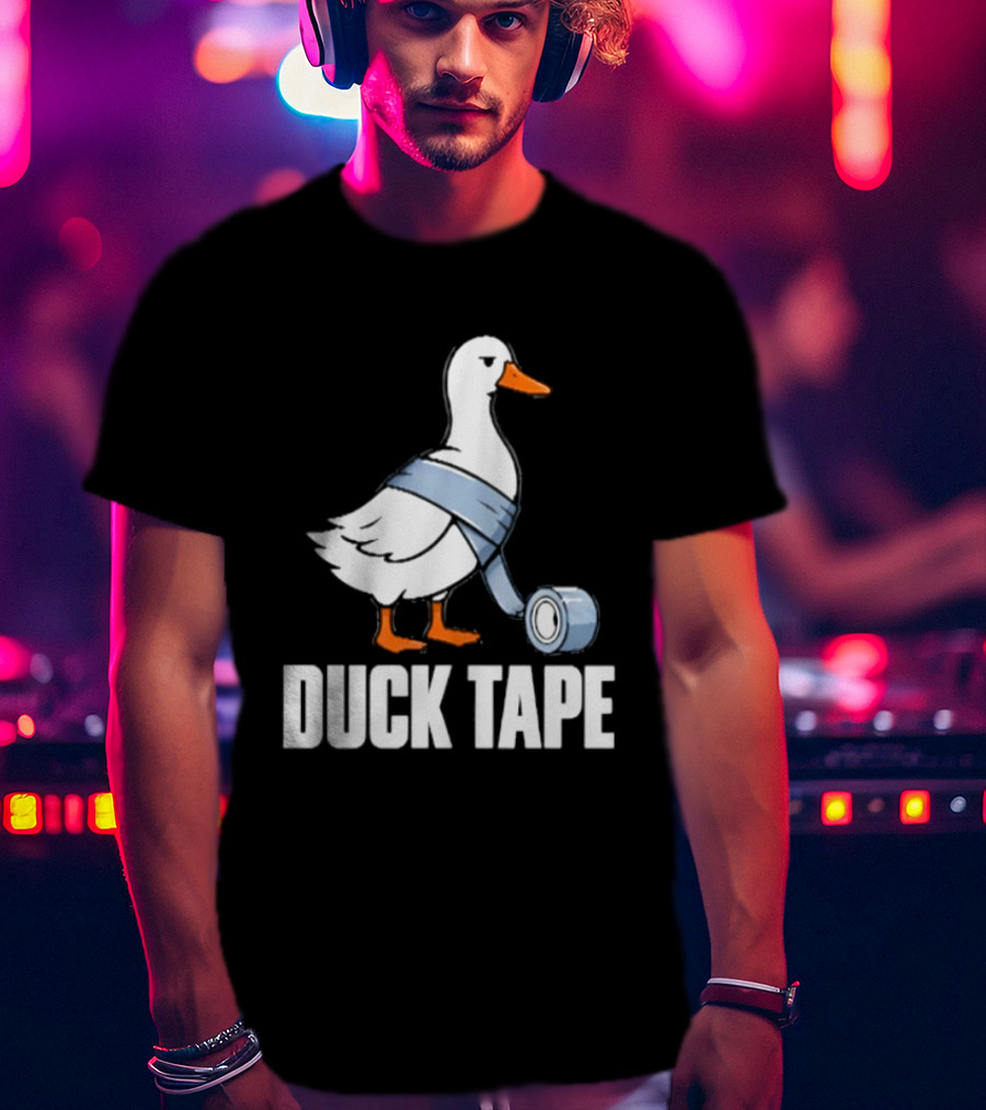 Duck With Tape Roll Duck Tape T-Shirt