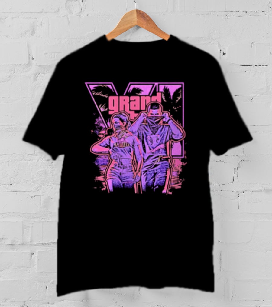 Grand Theft Auto V Rockstar Games Characters Baddie T-Shirt