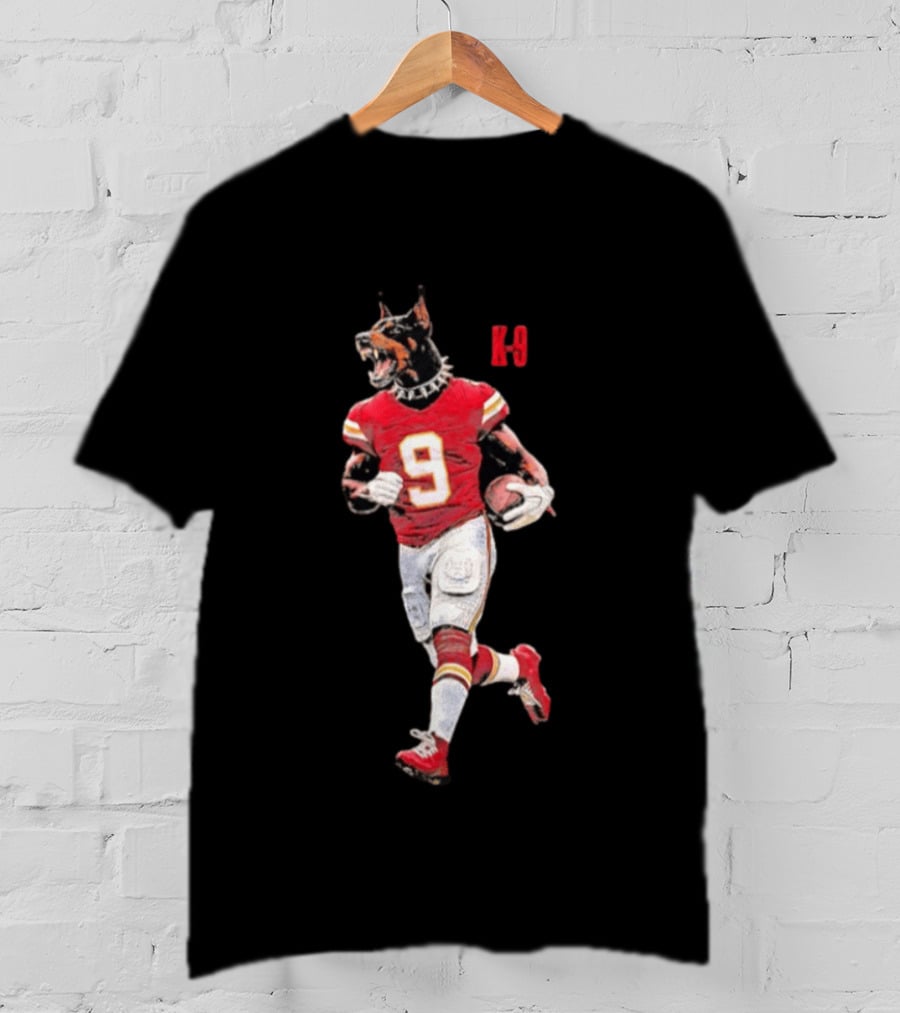 Kenneth Walker III K 9 Doberman Pinscher Kansas City Chiefs Football T-Shirt