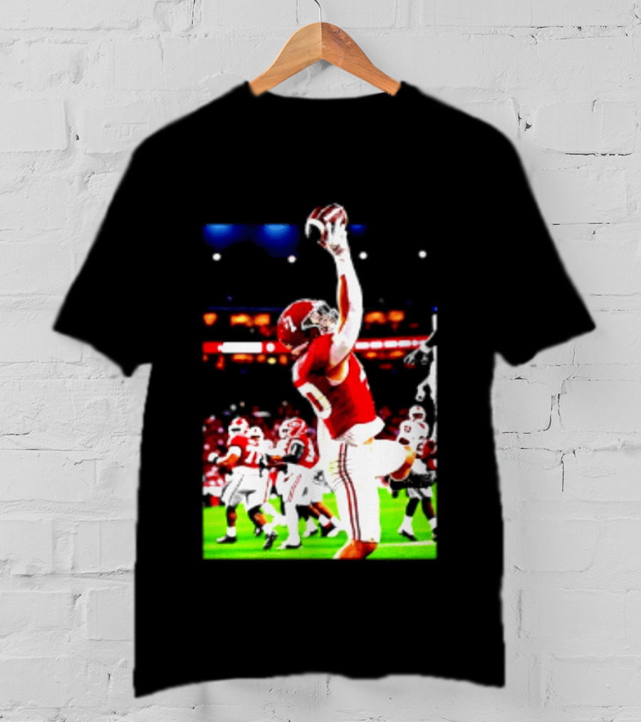 Alabama Crimson Tide Josh Ford One Handed Football Catch T-Shirt