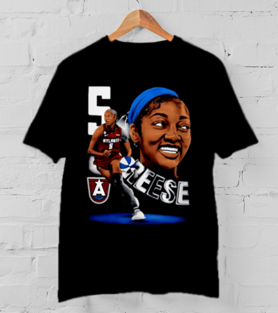 Angel Reese 5 Atlanta Dream WNBA Basketball Player Number 5 T-Shirt
