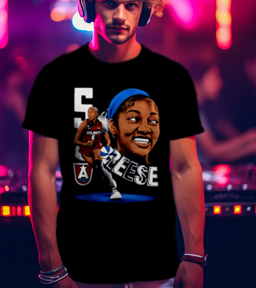 Angel Reese 5 Atlanta Dream WNBA Basketball Player Number 5 T-Shirt