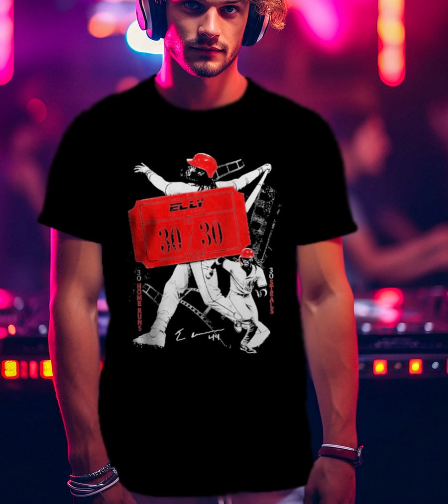 Elly The 30 30 Club 30 Home Runs 30 Steals T-Shirt