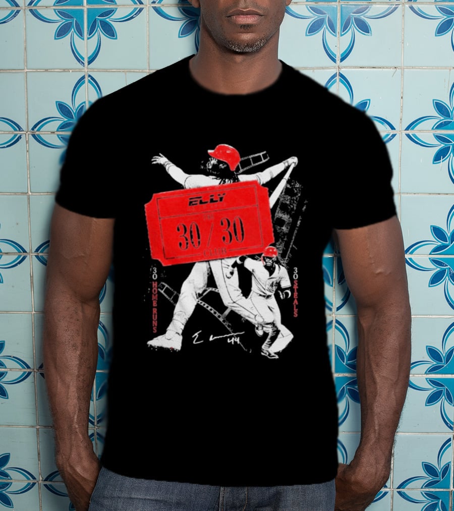 Elly The 30 30 Club 30 Home Runs 30 Steals T-Shirt