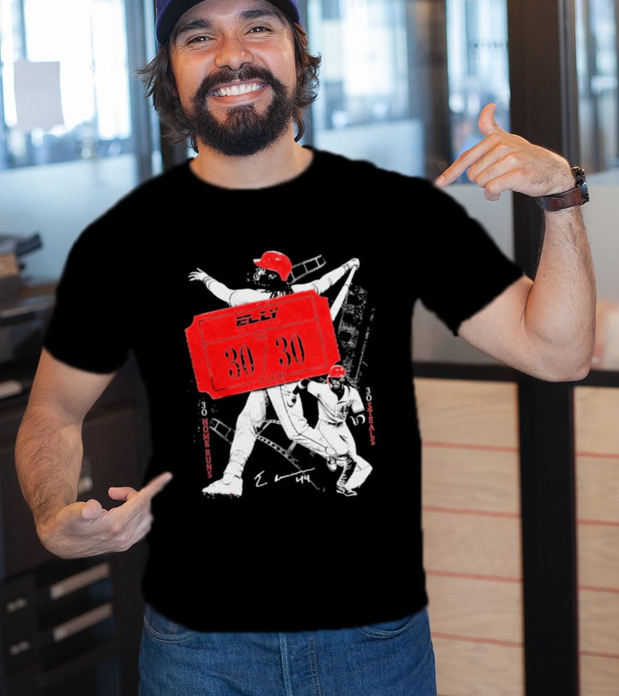 Elly The 30 30 Club 30 Home Runs 30 Steals T-Shirt