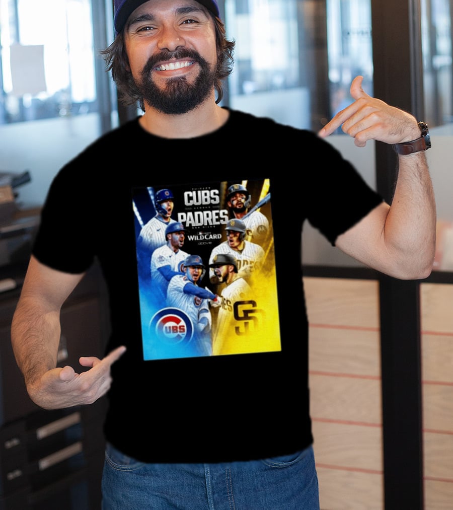 Chicago Cubs Vs San Diego Padres 2026 MLB NL Wild Card Showdown Baseball Fan Gear T-Shirt