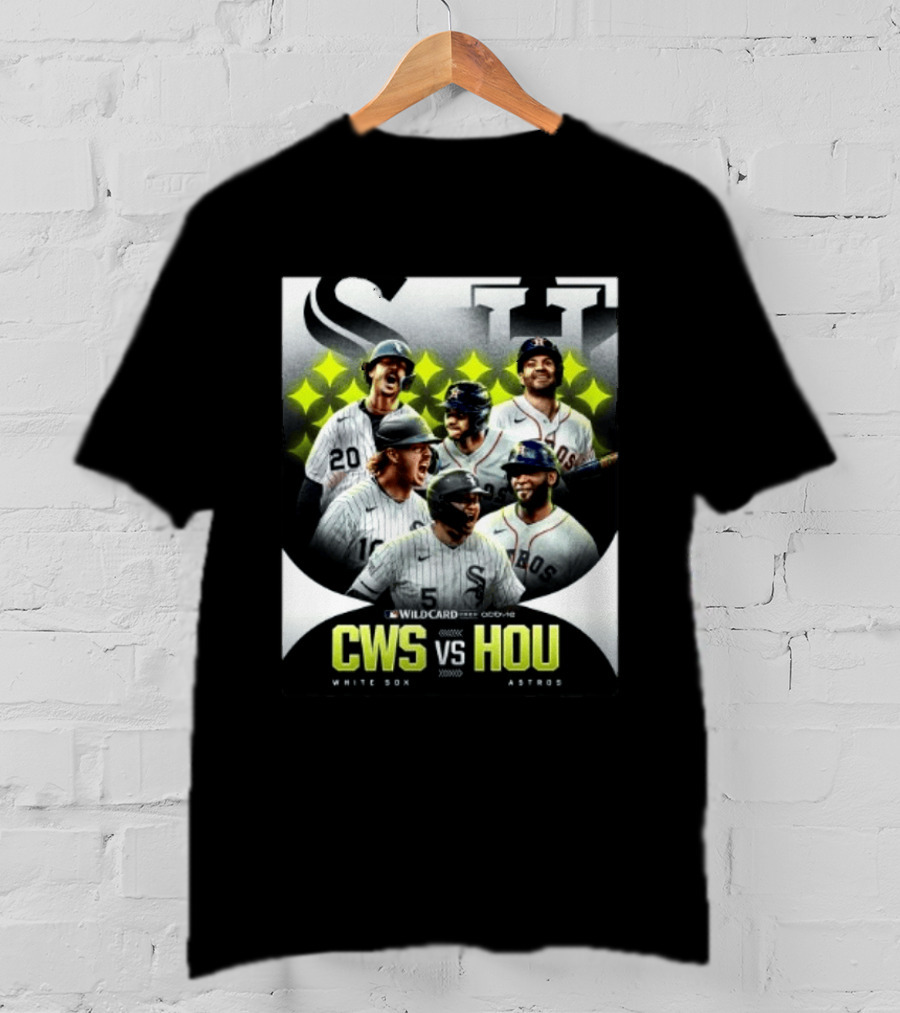 CWS Vs HOU 2026 MLB AL Wild Card White Sox Astros Rivalry T-Shirt