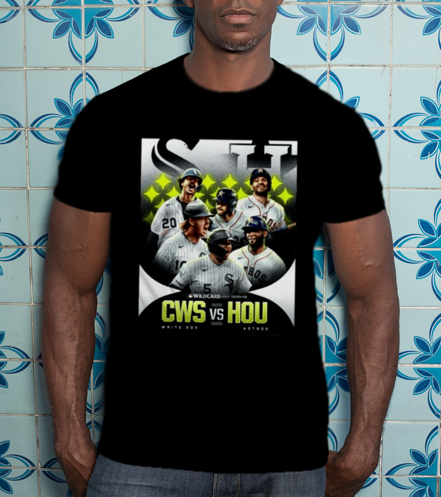 CWS Vs HOU 2026 MLB AL Wild Card White Sox Astros Rivalry T-Shirt