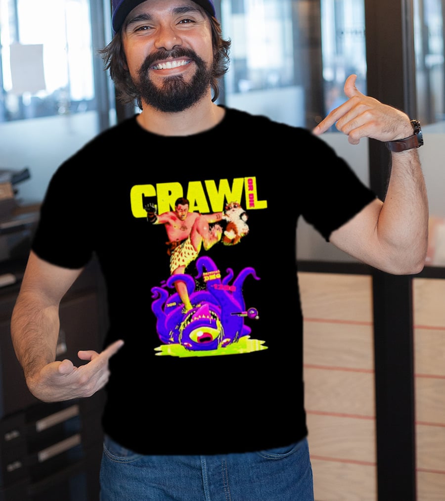 Crawl Or Die Critical Damage RPG Gamer Monster Attack T-Shirt