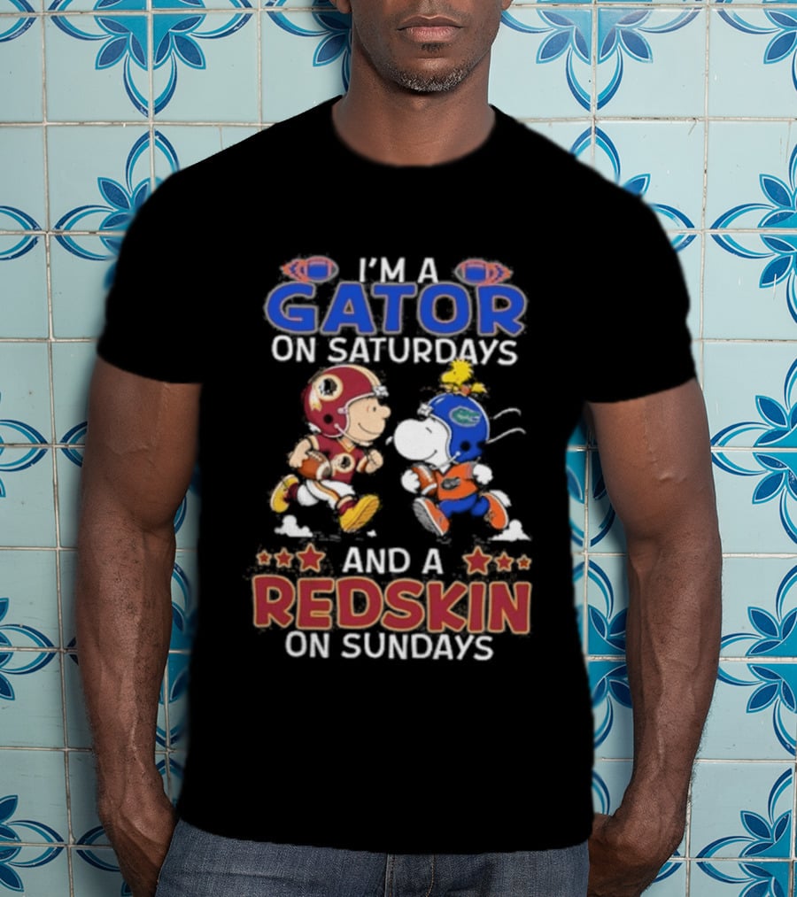 I'm A Gator On Saturdays And A Redskin On Sundays T-Shirt