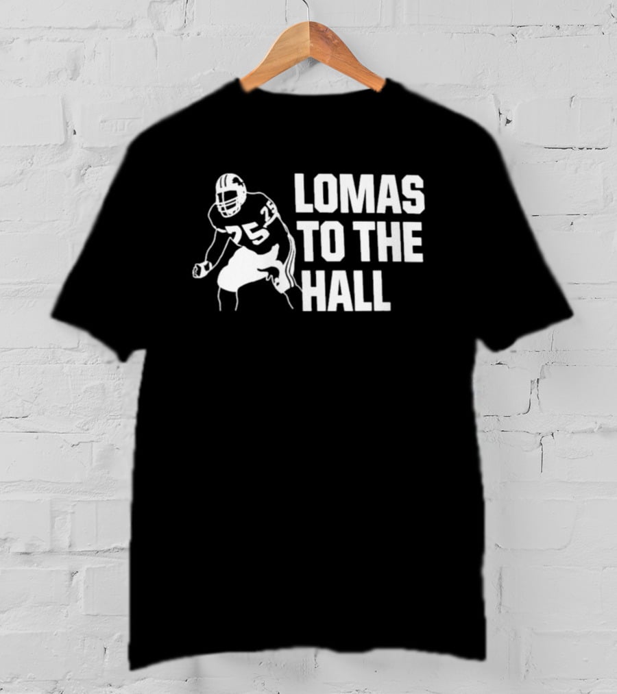 Detroit Lions Lomas Brown Hall Of Fame Campaign T-Shirt
