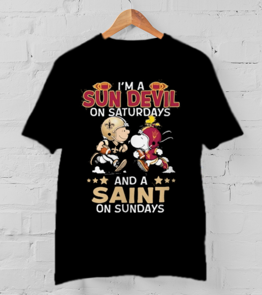 Sun Devil Saturdays Saint Sundays Fan Gear T-Shirt