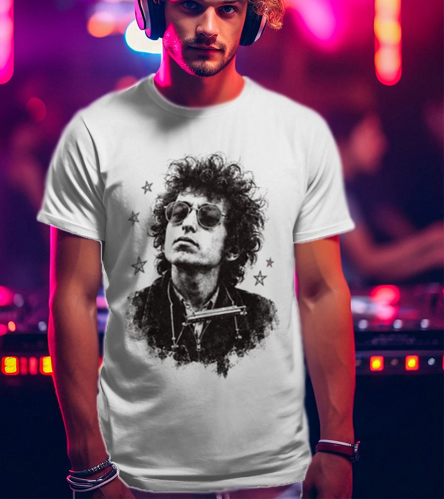 Bob Dylan Cream Disco Ball For Folk Fans Forever Following The Song T-Shirt