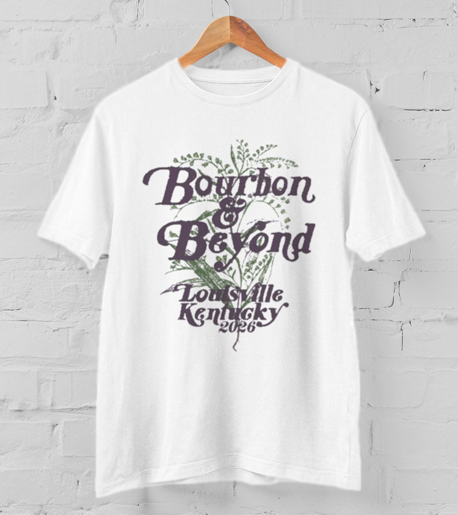 Bourbon & Beyond Louisville Kentucky 2026 Floral T-Shirt