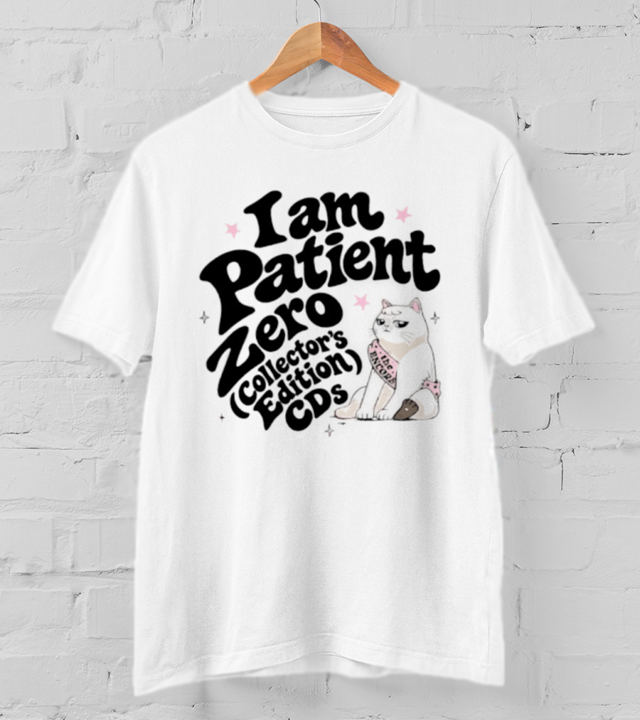 I Am Patient Zero Collectors Edition CDs Cat With Pink Bandana T-Shirt