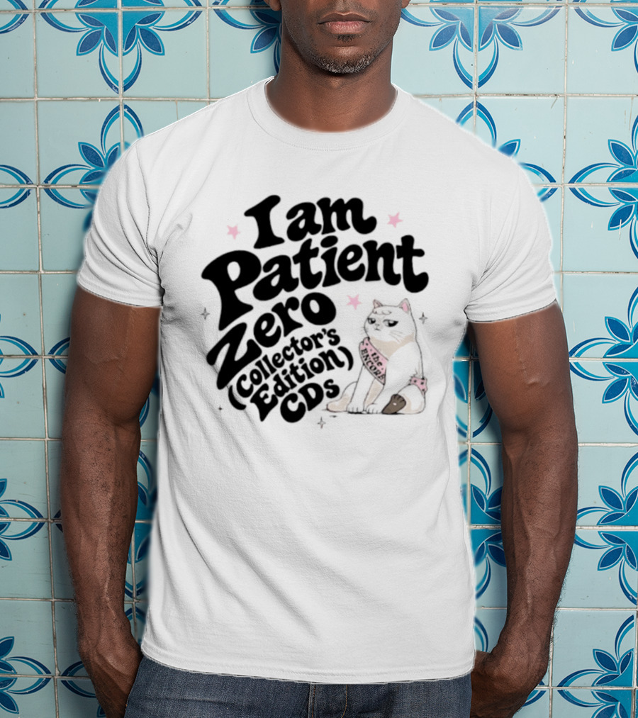 I Am Patient Zero Collectors Edition CDs Cat With Pink Bandana T-Shirt