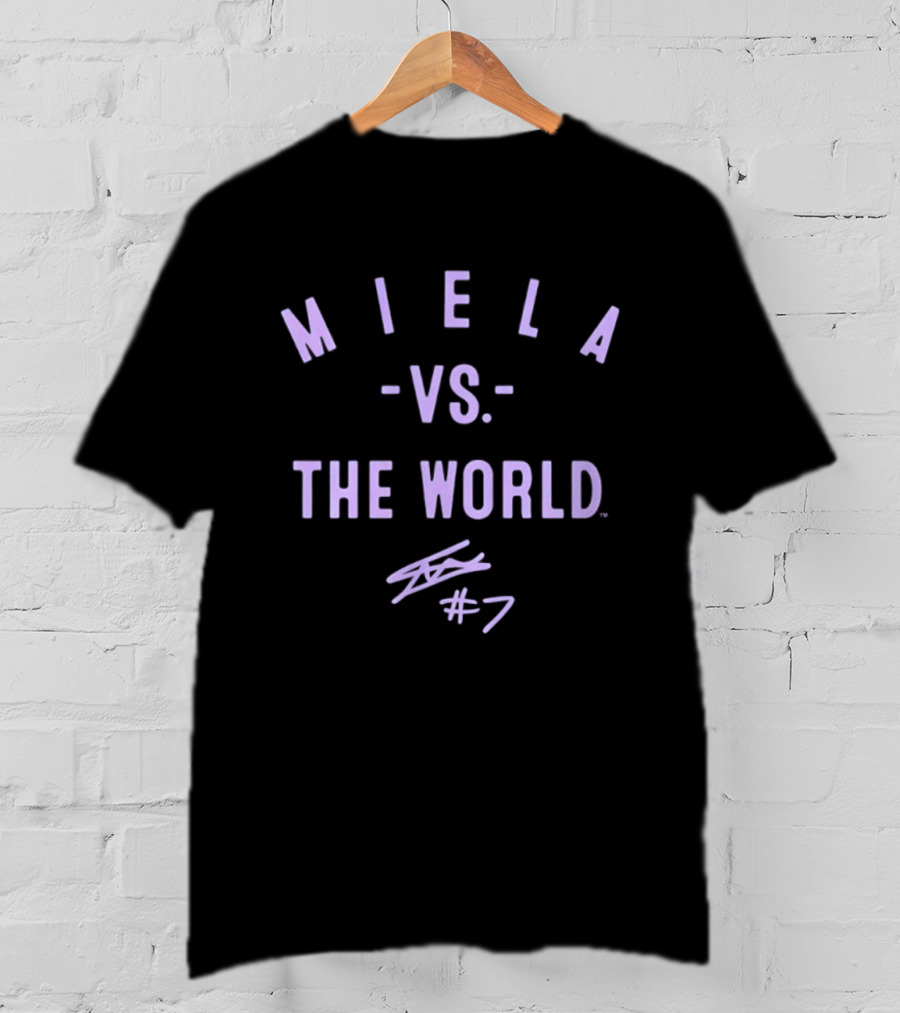 Miela Versus The World Signature Number 7 T-Shirt