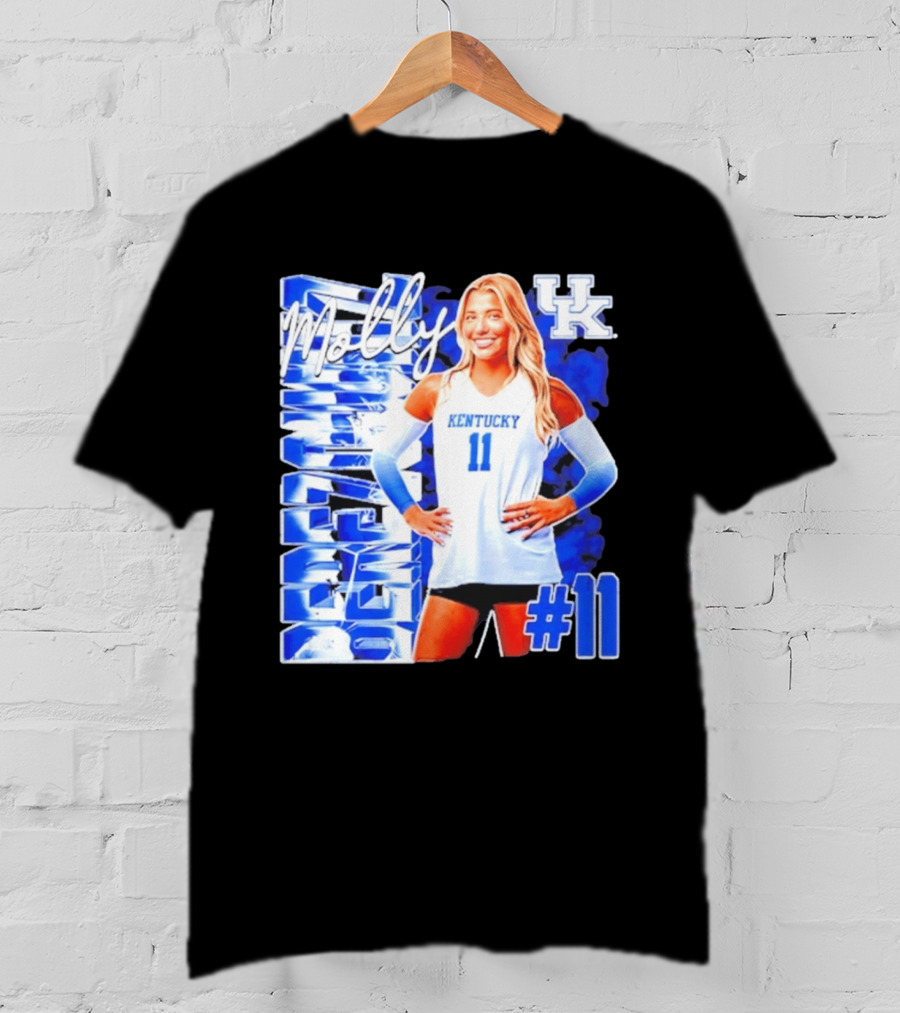 Kentucky Wildcats Volleyball Molly 11 Kentucky Player Pose UK T-Shirt