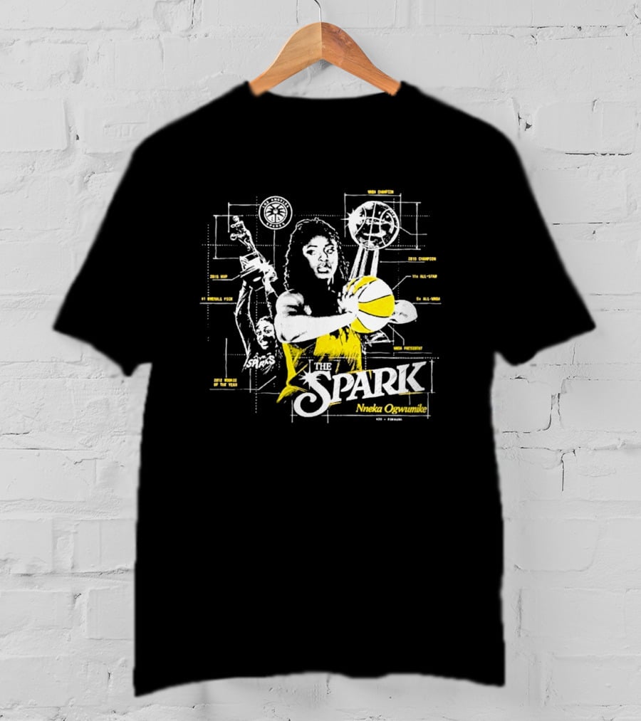 The Spark Nneka Ogwumike Final Game Celebration Thank You Los Angeles T-Shirt