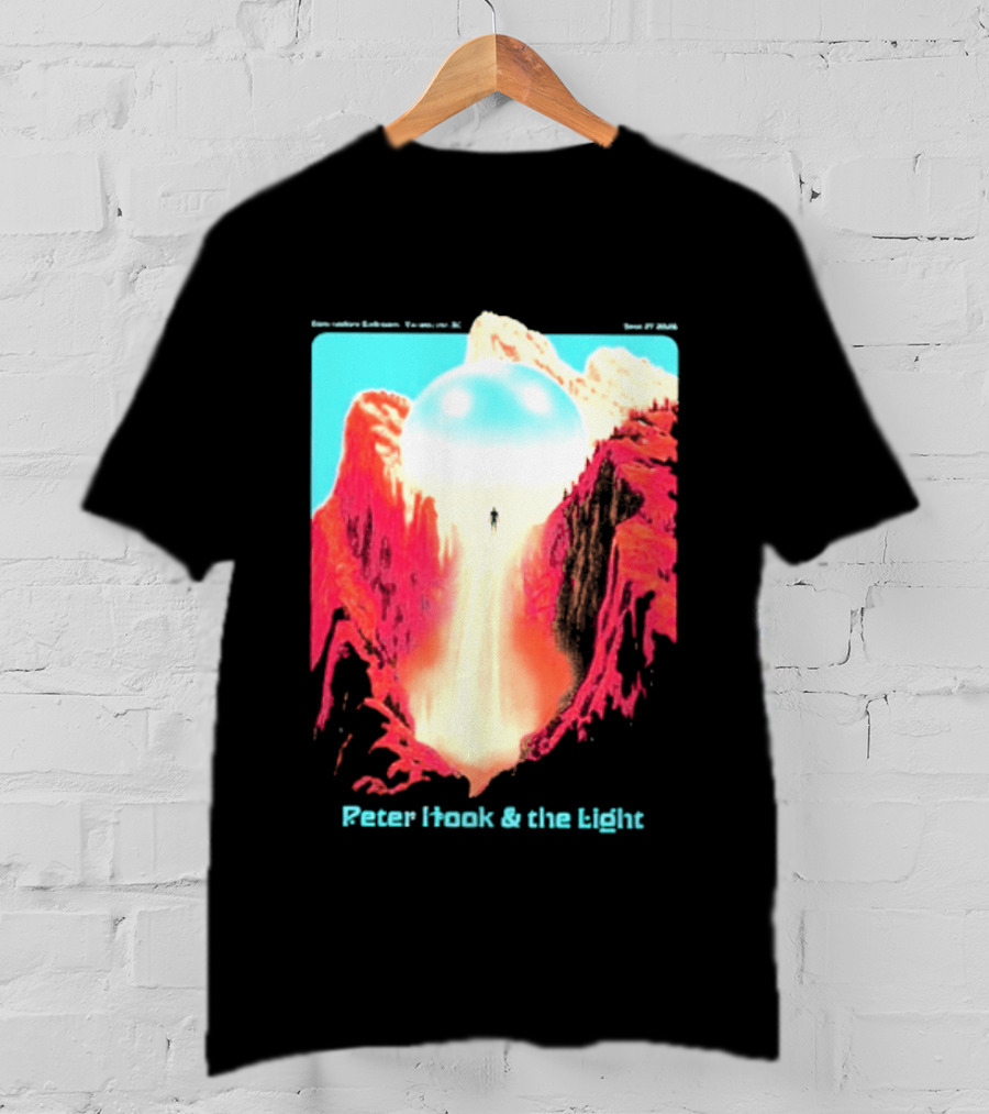 Peter Hook And The Light Vancouver BC Commodore Ballroom September 27 2026 Retro Futuristic Album Cover T-Shirt