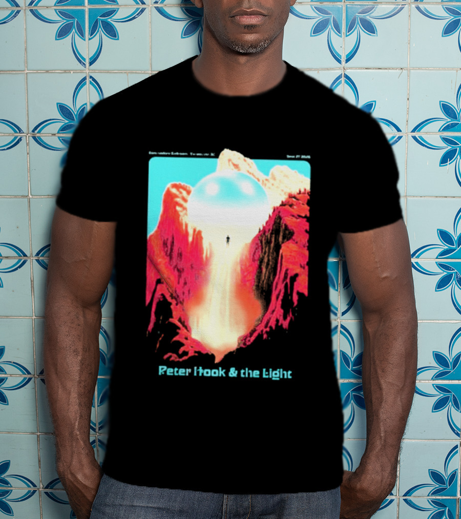 Peter Hook And The Light Vancouver BC Commodore Ballroom September 27 2026 Retro Futuristic Album Cover T-Shirt